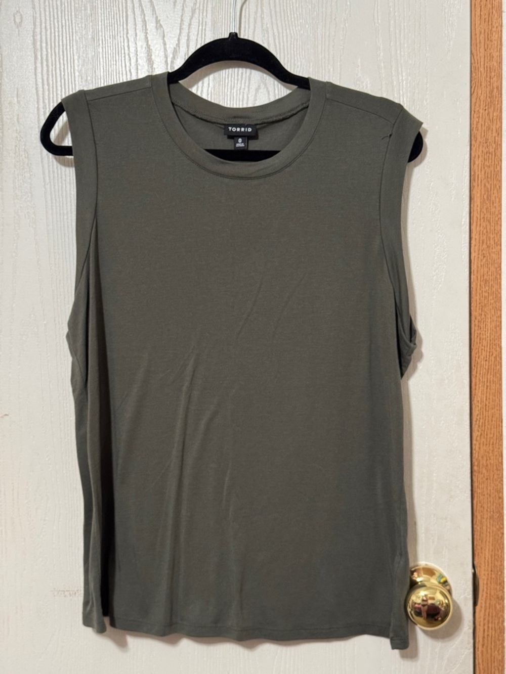 Torrid Olive Green Sleeveless Tank Top Size 0